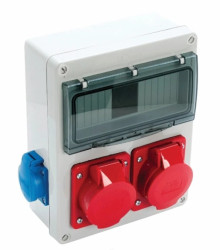 VIPLAST Rozdzielnica Gniazdo 32/5 + 16/5 + 2x250V