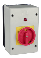 Przełącznik izolacyjny, Uchwyt, do użytku z: Obudowa