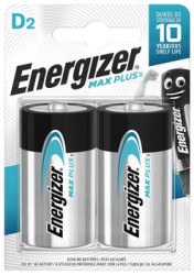 OUTLET bateria alkaliczna Energizer Max Plus LR20/D (blister) - 2 sztuki