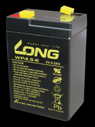 WP4.5-6 Maintenance-free sealed lead-acid battery, 4,5 Ah, 6V