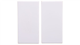 Kos66 Klawisz Podwójny 2Szt. 22,5X45 Biały 660480