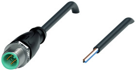 Pepperl+Fuchs 245293 Złącze konfekcjonowane czujnika/aktuatora V1S-G-BK0,6M-PUR-U, piny: 4, 0.6 m, 1 szt.