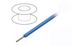 1854-Bl005 Przewód Na Rolce 30,5M Linka Cu 24Awg Pvc Niebieski 600V