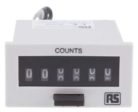 Licznik impulsów Cyfrowe 6-cyfrowy 12 V DC RS PRO