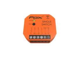 FOX Pojedynczy przekaźnik Wi-Fi 230V SWITCH WI-R1S1P-P F&F FILIPOWSKI