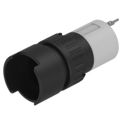 Element wykonawczy przycisku, Siłownik, do uzytku z: Urządzenia przełączające, Czarny, 18