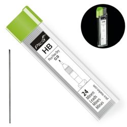 Wkłady zapasowe (24 sztuki) do ołówka PICA 7070 grafitowe 0,9mm (twardość HB) PICA Fine Dry 7030