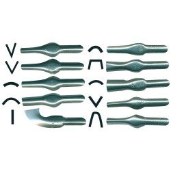 Major Brushes Lino Cutters Assorted No. 1-10 - Pack of 25