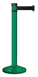 Słupek taśmy długość taśmy 4m Słupek odgradzający Zielony