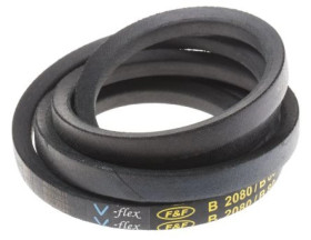 Pas napędowy, profil B, materiał: PET, guma, 17mm x 11mm x 2.03m, RS PRO