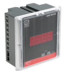 Amperomierz cyfrowy wysokość wycięcia: 90mm Klasa 1.0 RS PRO