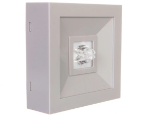 Oprawa awaryjna LOVATO N LED 3W 330lm (opt. koryt.) 1h jednozadaniowa szara LVNC/3W/C/1/SE/X/GR