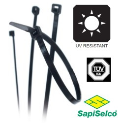 OPASKA ZACISKOWA CZARNA SUV-190STW 190x4,5 (100szt.)