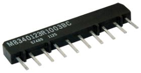 C83401 Thin Film Resistor Network Military, MIL-PRF-83401 Qualified, Type RZ070, RZ080, RZ090, RZ220, RZ221, RZ223, Single-In-Li