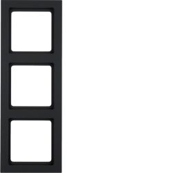 Q.3 Ramka 3-krotna, antracyt, aksamit