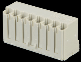 2091-1328 picoMAX 3.5 female multi-point connector with solder pins, 8-pin