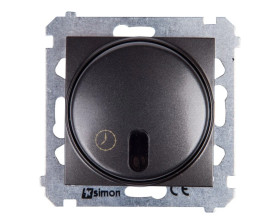 Simon 54 Łącznik z opóźnieniem wyłaczenia i przekaźnikiem antracyt DWC10P.01/48