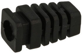 Odgiętka; fi 7; guma; czarny; 22,4mm; Kradex; RoHS