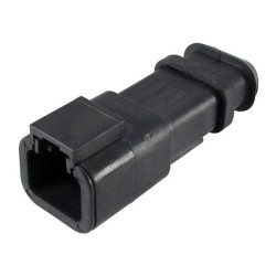 Obudowa złącza samochodowego 2 -pinowe Deutsch Obudowa DTP Czarny
