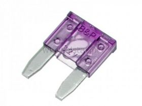 3A bezpiecznik samochodowy MINI, ( fiolet )