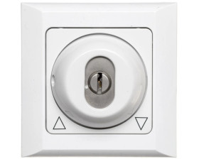 Przycisk przewietrzania podtynkowy z wkładką i kluczem SLT 42U PL