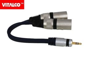 ADAPTER 2*WT.XLR/WT.3,5 STEREO Z PRZEWOD
