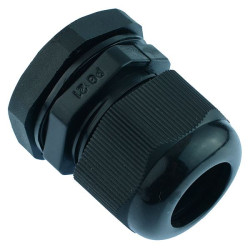 PG21 Black Nylon Cable Gland IP68