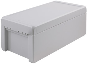 Obudowa ABS szerokość zew. 125 mm długość zew. 231 mm wys. zew. 90 mm Bopla IP66, IP68 Jasnoszary