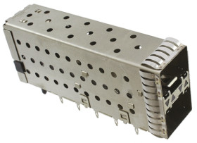 Wtykowe złącze we/wy, seria: SFP+, typ: Złącze i złącze, l. portów: 2 x 1, 40-pinowe Żeński