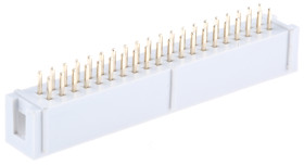 Wtyk PCB 40-pinowe raster: 2.54mm 2-rzędowe RS PRO Przewlekany Męski 1A