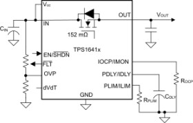 2.7-V to 40-V 152-mΩ 1.8-A eFuse with output power limiting