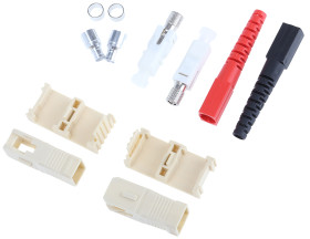 Złącze światłowodowe SC, wielomodowe rozmiar włókna: 127μm PC Duplex