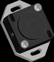 12930 Encoder absolut, 120°, 0,5-4,5V, 8-32V, m. Welle