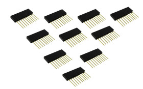 Opencircuit Female header stackable 10 pin - 10 stuks