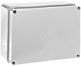 Puszka natynkowa gładka z pokrywą seria 410 IP56 300x220x120 szara EC410C8