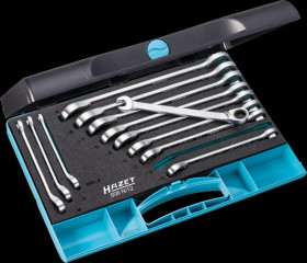 606N/12 Ring wrench set, 12-part