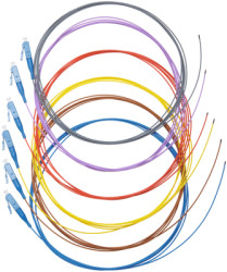 FO patch cable, LC to open end, 2 m, OM2, multimode 50 µm, 29330202