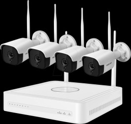 FN9108W-B4-2T Network video recorders, Wi-Fi, set with 4 cameras