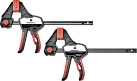 Ścisk 150 x 85 mm, zestaw 2 szt TOOLCRAFT 1544398-2, (D x S) 380 mm x 220 mm, Zawartość: 2 szt.