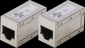 AT-AG-8-8-C6S-2 CAT 6, modular couplers, shielded - 2 pieces