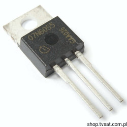 SPP07N60S5 N-FET 600V 7A 80W TO220 INFINEON