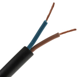 Kabel zasilający 2 Core CPE Sheath Czarny 8.3mm od , 450/750 V AC