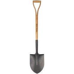 Kent &amp; Stowe 70100650 Carbon Steel Round Nosed Shovel, FSC&#xAE;