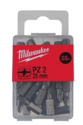 Bity do wkrętarki PZ2 25mm 25szt MILWAUKEE
