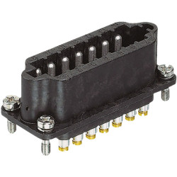 Harting 09 70 014 2614 STAF 14 Industrial Series Insert Male (F) 14 Way Screw