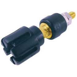 Cliff CL159721A Jack Socket 4mm Pin Diameter Red 1pc