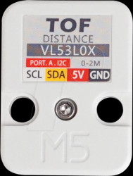 U010 Time-of-flight distance measuring unit (VL53L0X)