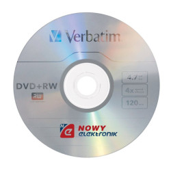 Płyta DVD+RW Verbatim 4,7GB 10sz kpl 10szt