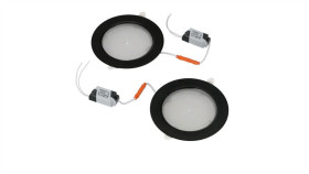 Oprawa Led Aura Prizma Dwupak 2X12w Czarna 2700K Wpuszczana Horoz Electric