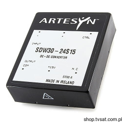 SDW30-24S15 DC-DC 36V to 15V 2A THT ARTESYN